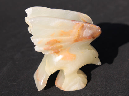 Winged Dolphin hand-carved Afghan Jade 70*36*78mm 182g Rocks and Things