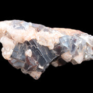 Clear, Blue cubic Fluorite cluster from Pakistan 80mm 100.9g Rocks and Things