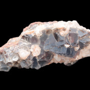 Clear, Blue cubic Fluorite cluster from Pakistan 80mm 100.9g Rocks and Things