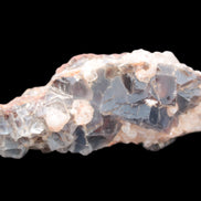 Clear, Blue cubic Fluorite cluster from Pakistan 80mm 100.9g Rocks and Things