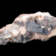 Clear, Blue cubic Fluorite cluster from Pakistan 80mm 100.9g Rocks and Things