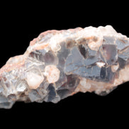 Clear, Blue cubic Fluorite cluster from Pakistan 80mm 100.9g Rocks and Things