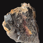 Purple cubic Fluorite cluster on Calcite matrix from Pakistan 55mm 77.4g Rocks and Things