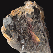 Purple cubic Fluorite cluster on Calcite matrix from Pakistan 55mm 77.4g Rocks and Things