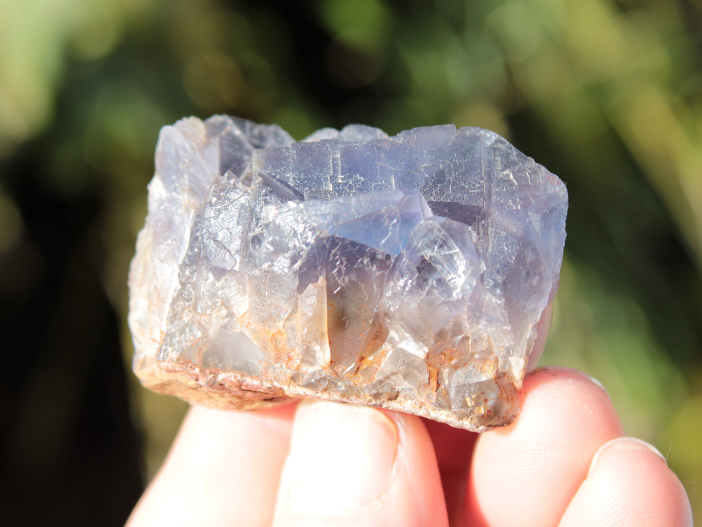 Blue cubic Fluorite cluster from Pakistan 47mm 65.5g Rocks and Things