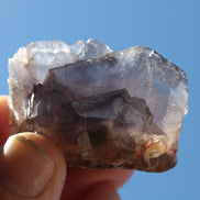 Blue cubic Fluorite cluster from Pakistan 47mm 65.5g Rocks and Things