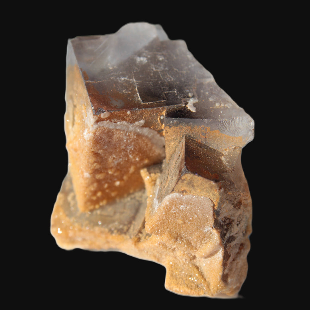 Clear cubic Fluorite cluster from Pakistan 40mm 31.2g in sunshine - Rocks and Things Store