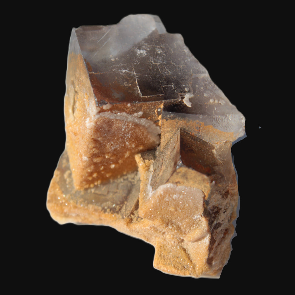 Clear cubic Fluorite cluster from Pakistan 40mm 31.2g in sunshine - Rocks and Things Store