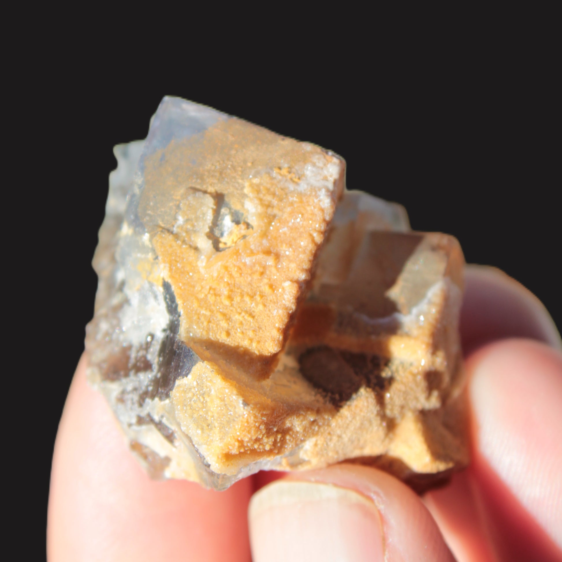 Clear cubic Fluorite cluster from Pakistan 40mm 31.2g Rocks and Things