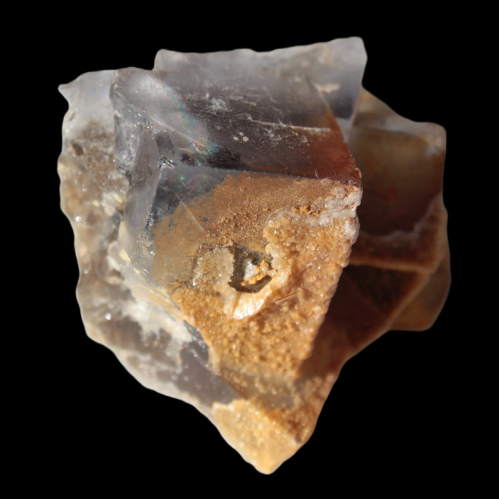 Clear cubic Fluorite cluster from Pakistan 40mm 31.2g in sunshine - Rocks and Things Store