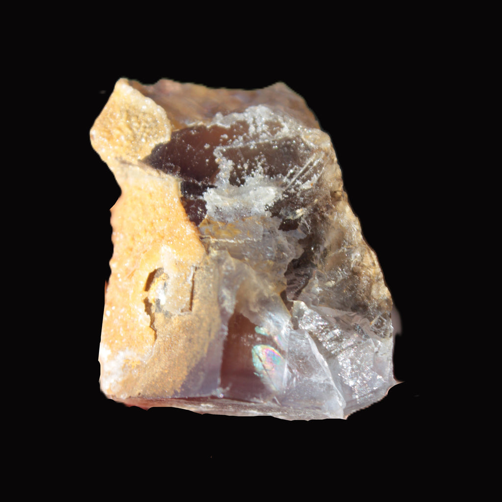 Clear cubic Fluorite cluster from Pakistan 40mm 31.2g in sunshine - Rocks and Things Store