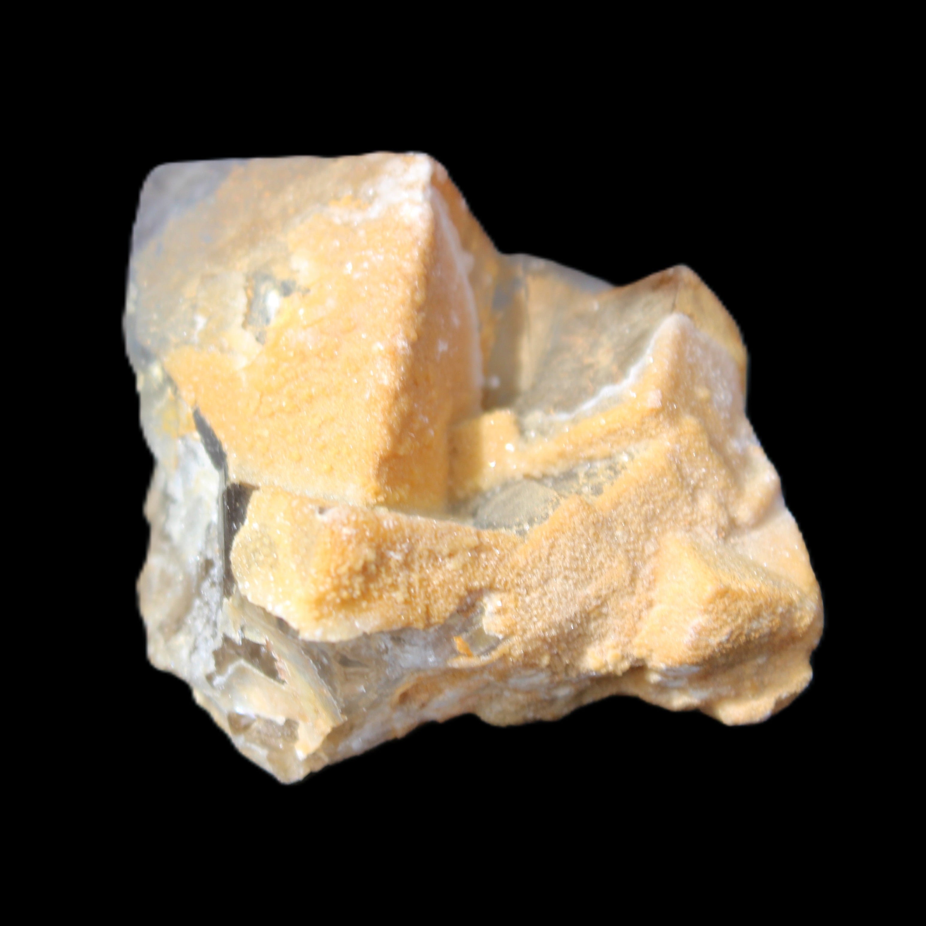 Clear cubic Fluorite cluster from Pakistan 40mm 31.2g in sunlight - Rocks and Things Store