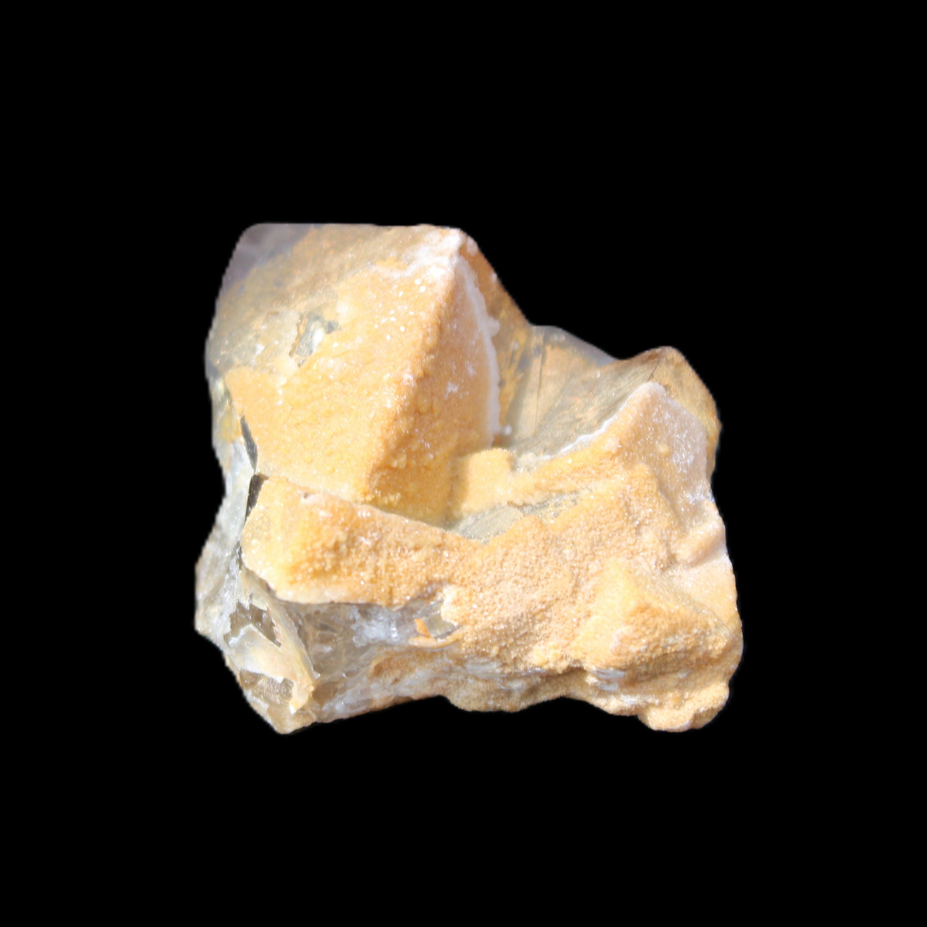 Clear cubic Fluorite cluster from Pakistan 40mm 31.2g in sunlight - Rocks and Things Store