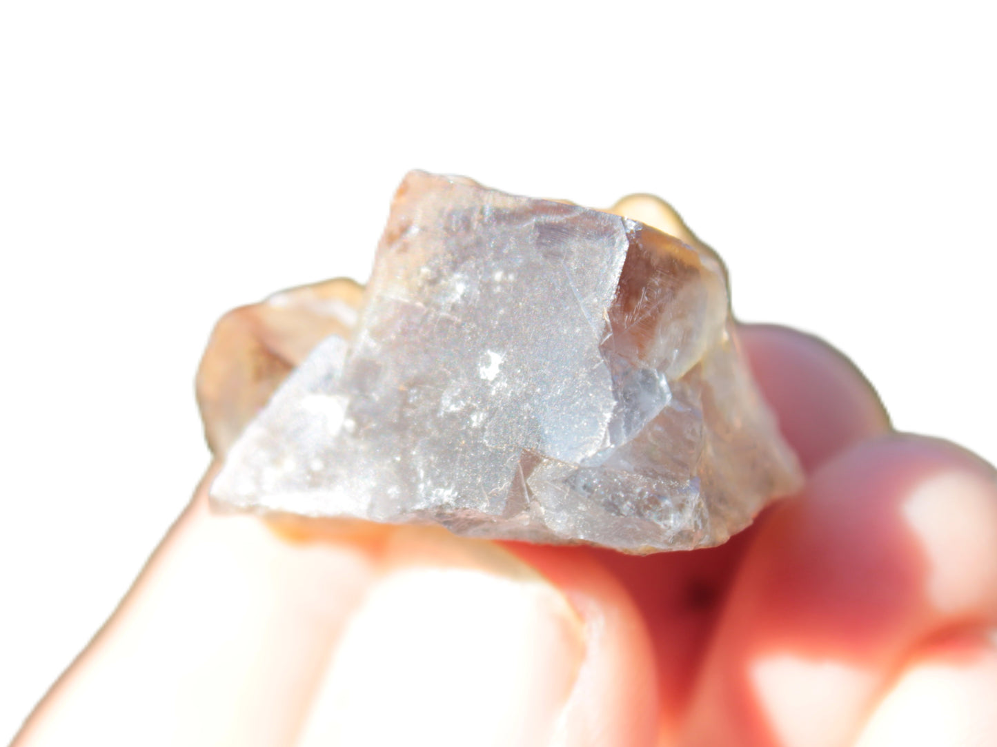 Clear cubic Fluorite cluster from Pakistan 40mm 31.2g Rocks and Things