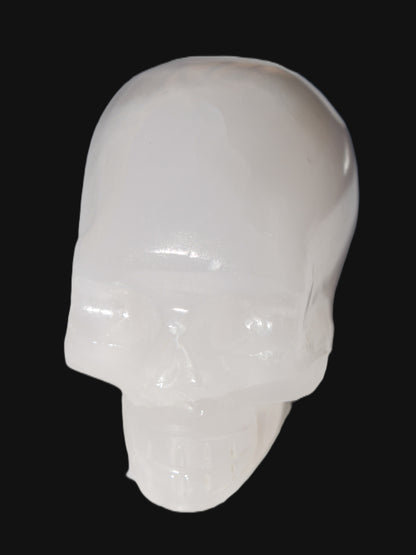 Mangano Calcite skull 40*55*45mm approx 160/161g Rocks and Things