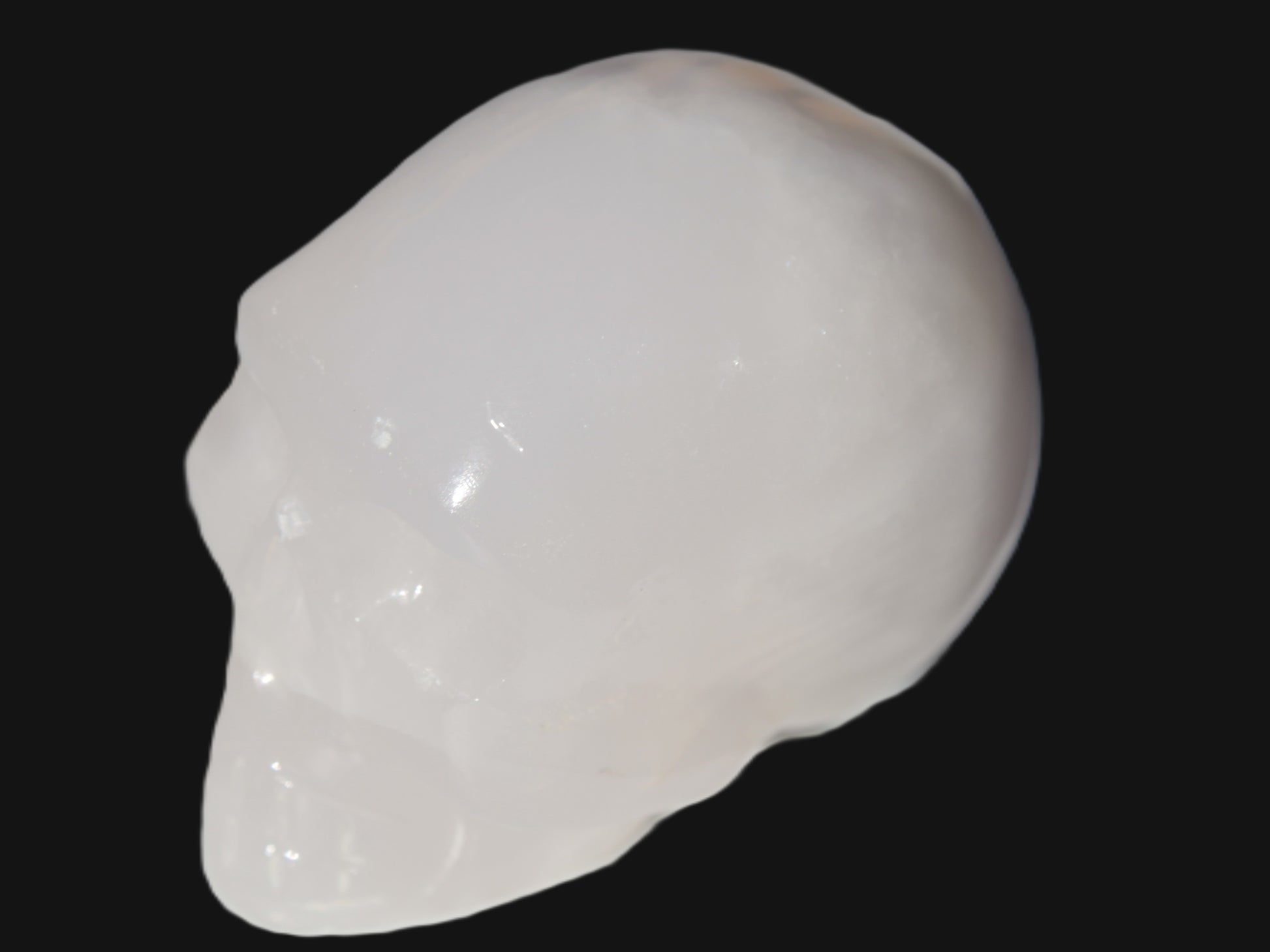 Mangano Calcite skull 40*55*45mm approx 160/161g Rocks and Things