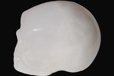 Mangano Calcite skull 40*55*45mm approx 160/161g Rocks and Things