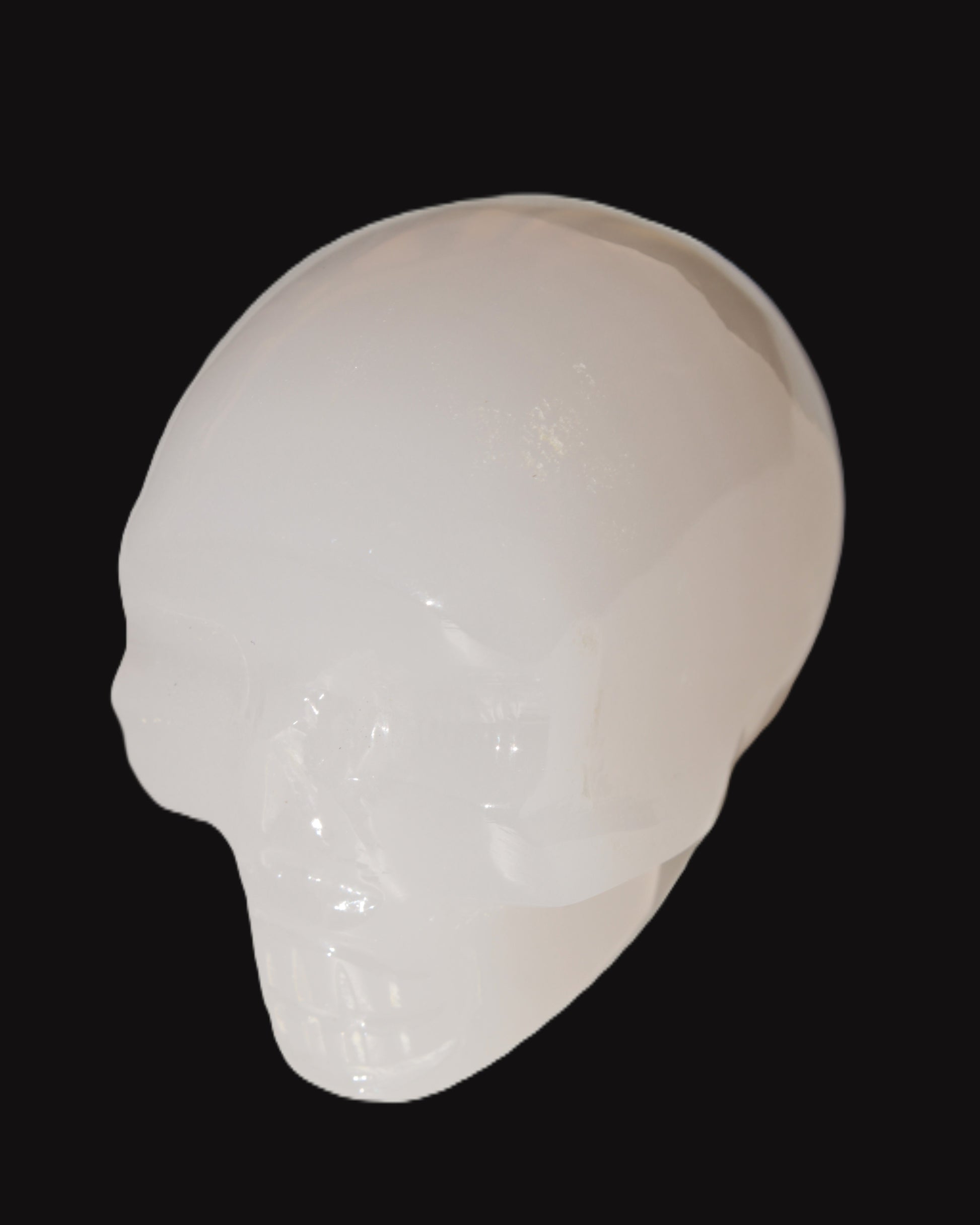 Mangano Calcite skull 42*55*54mm 190.5g Rocks and Things Store