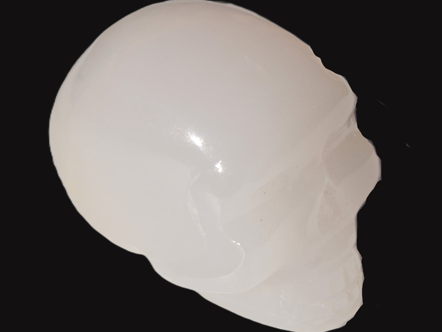 Mangano Calcite skull 42*55*54mm 190.5g Rocks and Things