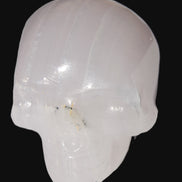 Mangano banded Calcite skull 43*44*48mm 161.5g in sunlight - Rocks and Things Store