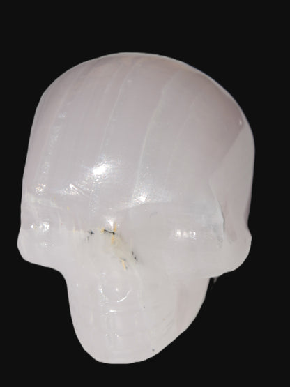 Mangano banded Calcite skull 43*44*48mm 161.5g Rocks and Things