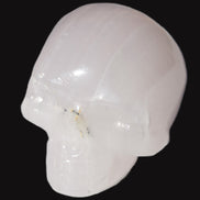 Mangano banded Calcite skull 43*44*48mm 161.5g in sunlight - Rocks and Things Store