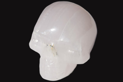 Mangano banded Calcite skull 43*44*48mm 161.5g Rocks and Things