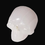 Mangano banded Calcite skull 43*44*48mm 161.5g in sunlight - Rocks and Things Store