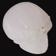 Mangano banded Calcite skull 43*44*48mm 161.5g in sunlight - Rocks and Things Store