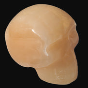 Honey Calcite skull 40*58*56mm 182-194g in sunlight - Rocks and Things Store