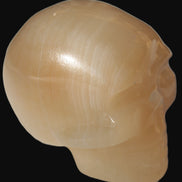 Honey Calcite skull 40*58*56mm 182-194g in sunlight - Rocks and Things Store