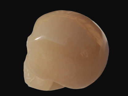 Honey Calcite skull 40*58*56mm approx., 182.6-194.6g Rocks and Things