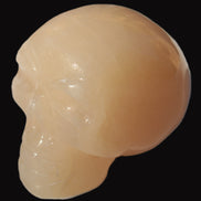 Honey Calcite skull 40*58*56mm 182-194g in sunlight - Rocks and Things Store