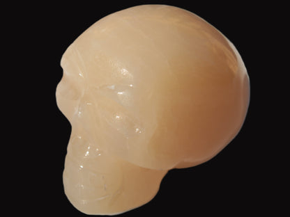 Honey Calcite skull 40*58*56mm approx., 182.6-194.6g Rocks and Things