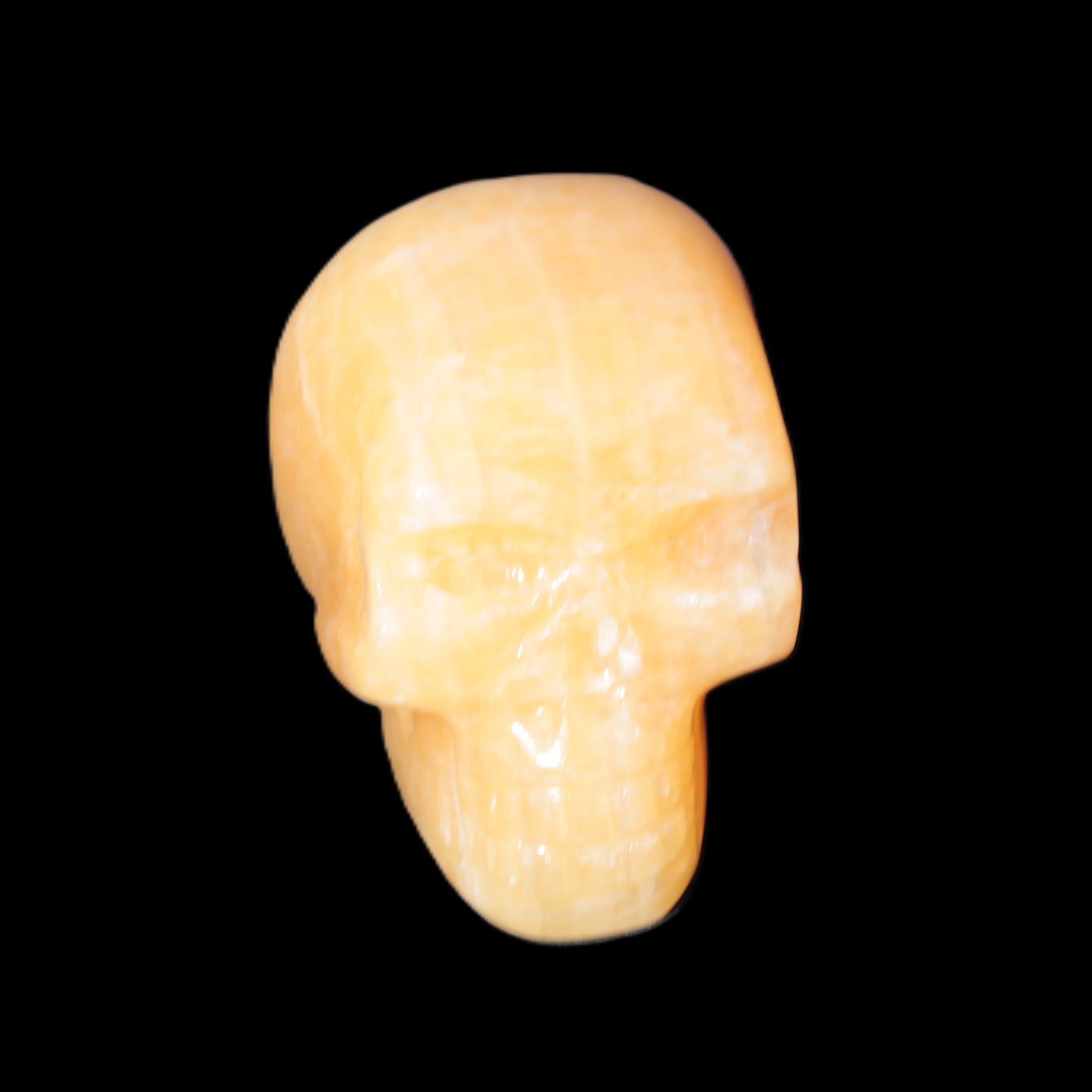 Honey Calcite skull 40*58*56mm approx., 182.6-194.6g Rocks and Things