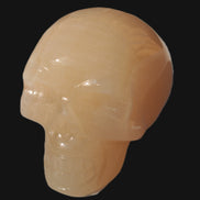 Honey Calcite skull 40*58*56mm 182-194g in sunlight - Rocks and Things Store