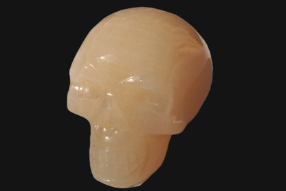 Honey Calcite skull 40*58*56mm approx., 182.6-194.6g Rocks and Things