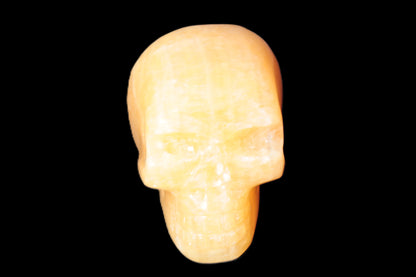 Honey Calcite skull 40*58*56mm approx., 182.6-194.6g Rocks and Things