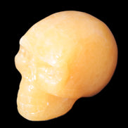 Honey Calcite skull 40*58*56mm approx., 182.6-194.6g - Rocks and Things Store