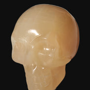 Honey Calcite skull 40*58*56mm approx., 182.6-194.6g Rocks and Things