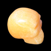 Honey Calcite skull 40*58*56mm approx., 182.6-194.6g Rocks and Things