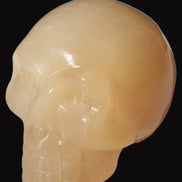 Honey Calcite skull 40*58*56mm approx., 182.6-194.6g Rocks and Things