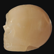 Honey Calcite skull 40*58*56mm approx., 182.6-194.6g - Rocks and Things Store