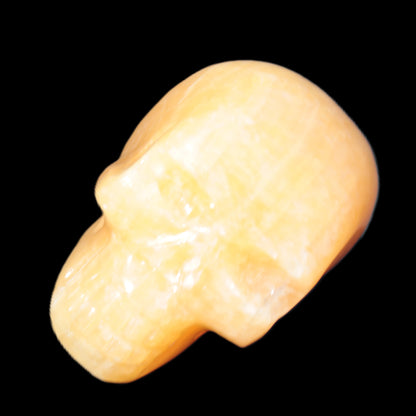 Honey Calcite skull 40*58*56mm approx., 182.6-194.6g Rocks and Things