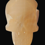 Honey Calcite skull 40*58*56mm approx., 182.6-194.6g Rocks and Things