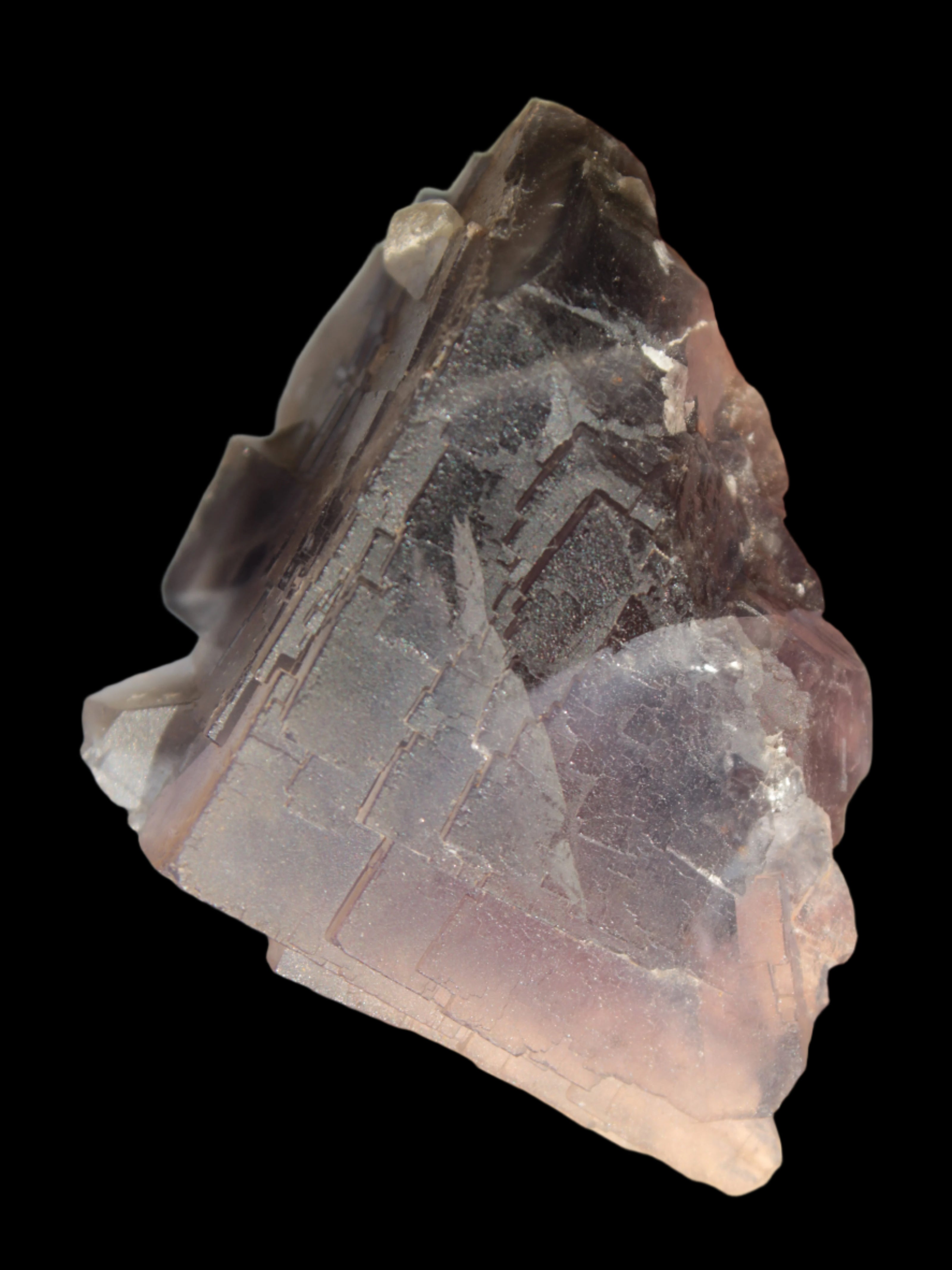 Blue cubic Fluorite crystal from Pakistan 55mm 55.1g in sunshine - Rocks and Things Store