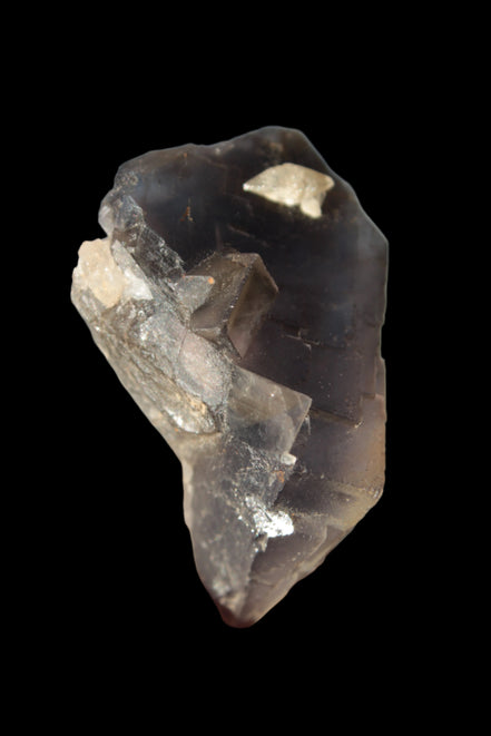 Blue cubic Fluorite crystal from Pakistan 55mm 55.1g in sunshine - Rocks and Things Store
