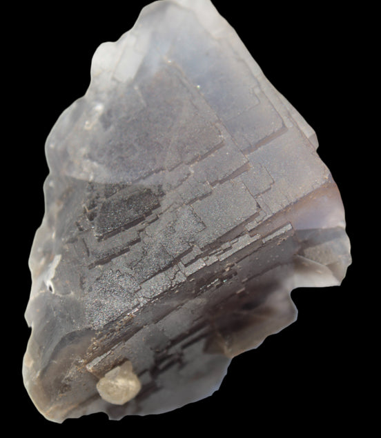 Blue cubic Fluorite crystal from Pakistan 55mm 55.1g in sunshine - Rocks and Things Store