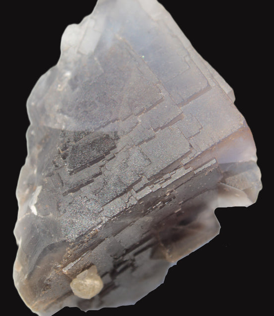 Blue cubic Fluorite crystal from Pakistan 55mm 55.1g in sunshine - Rocks and Things Store
