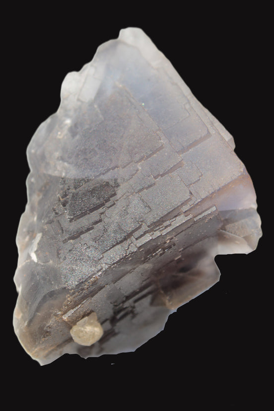 Blue cubic Fluorite crystal from Pakistan 55mm 55.1g in sunshine - Rocks and Things Store